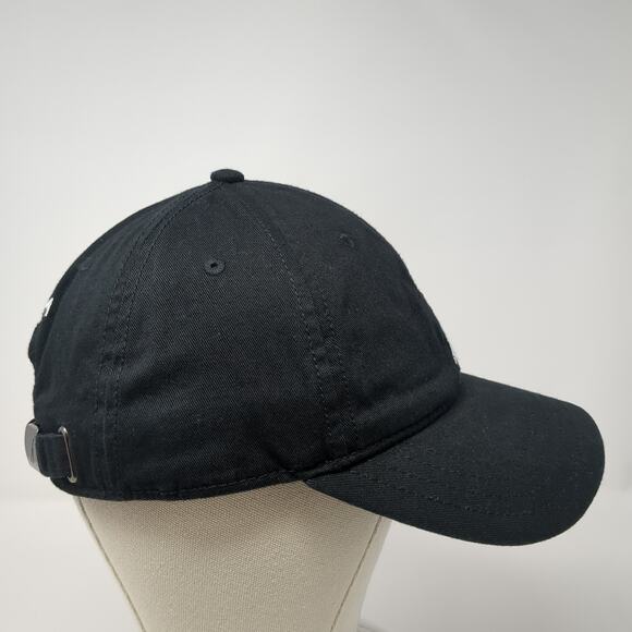 Nautica Slideback Baseball Hat Black One Size Embroidered Adjustable - Picture 5 of 9